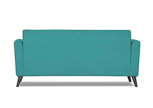 Image of Adorn India Dannis 3 Seater Sofa (Aqua Blue) (3 Year Warranty)