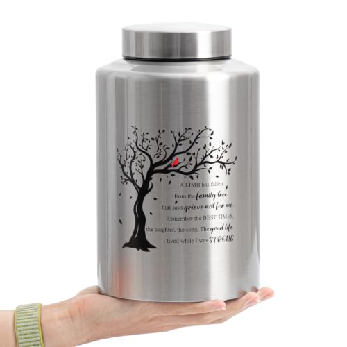 Image of Cremation Urns for Human Ashes Adult Male or Female | Large Decorative Memorial Funeral Burial Urn for Ashes Woman Men Dad Mom(up to 220 lbs)