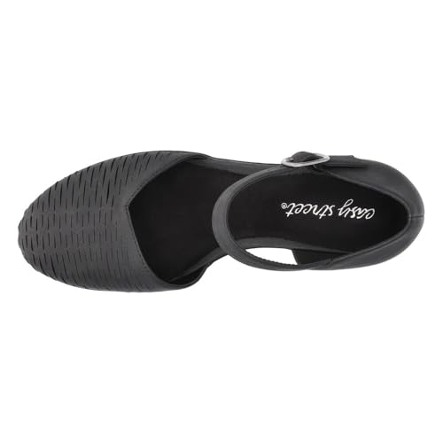 Easy Street Women's Justina Heeled Sandal, Black, 9 Wide4