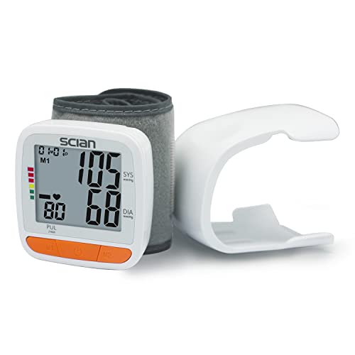 Scian Handgelenk Blutdruckmessgerät, automatisches Handgelenk Blutdruck Manschette mit großem LCD...
