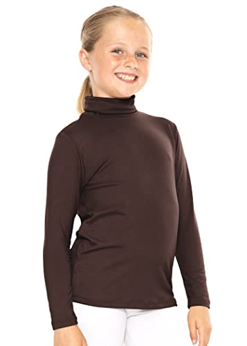 Image of STRETCH IS COMFORT Girl's Oh So Soft Long Sleeve Turtleneck | Youth Size 2-16