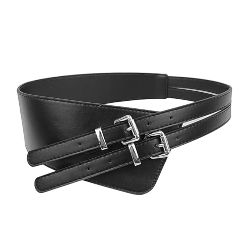 Waist Belt, Punk Chain for Cowgirl, Simple Buckle Trendy, Irregular Buckle Waist, Chain Belt