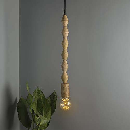 Image of Homesake Ceiling Hanging Light Natural Diamond (Beige),Wood