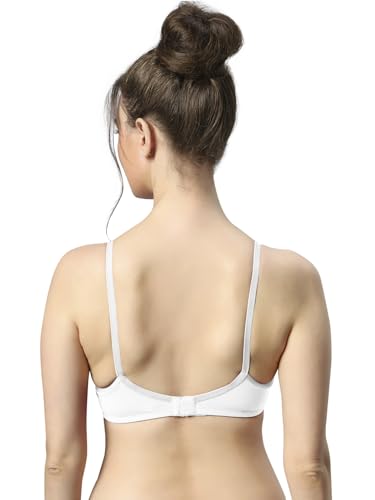 Image of SONARI Wire Free Padded Bra | Medium Padding for Support, Medium Coverage, Soft Cotton Polyester Material, Adjustable Straps with Hook & Eye Closure, Wash Only - 007