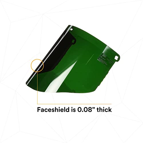 3M Polycarbonate Faceshield Window W96Ir5, 82706-10000, Shade 5.0, 9" X 14.5" X 0.080" #TOP7