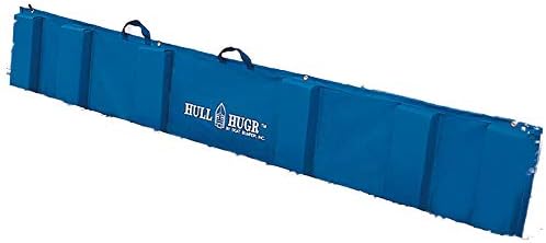 Airhead Hull Hugr 9 Foot Marina Roll Up Dock Fender Bumper Protector Pad for Marine Boat or Pontoon Side Corner Edge Wall Guard Protection, Blue