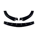 Frontspoiler Für Mercedes Für Benz W213 E63 Für AMG 2016-2020 Frontspoiler Lip Lower Splitter(Glänzend schwarz)