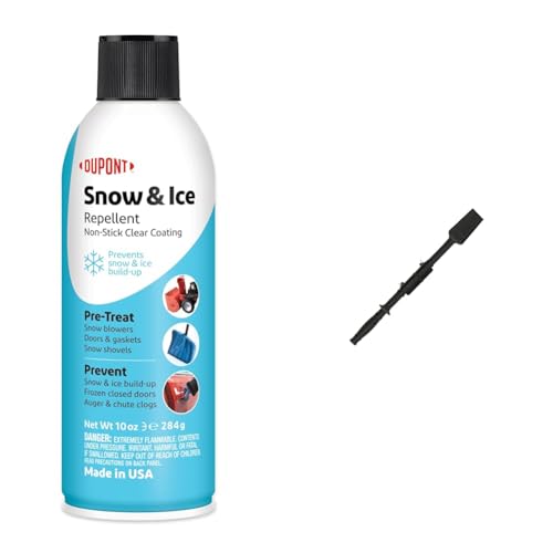 DuPont Teflon Snow and Ice Repellant, Aerosol 10 oz & MTD OEM-731-2643 Genuine Parts Accessories Snow Thrower Chute Clearing Tool