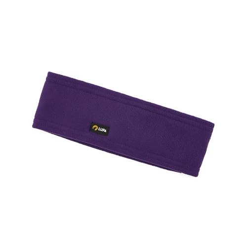 Lupa Kids Handmade Unisex Triple-Layer Micro Fleece Headband - Warm and Cozy Ear Muff (Dark Purple)