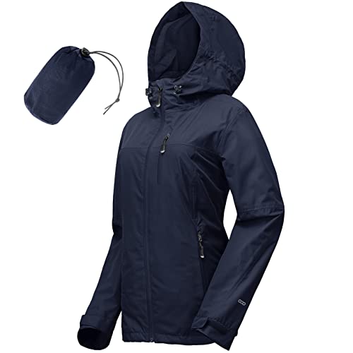 Image of 33,000ft Packable Rain Jacket for Women Waterproof Raincoats with Hood