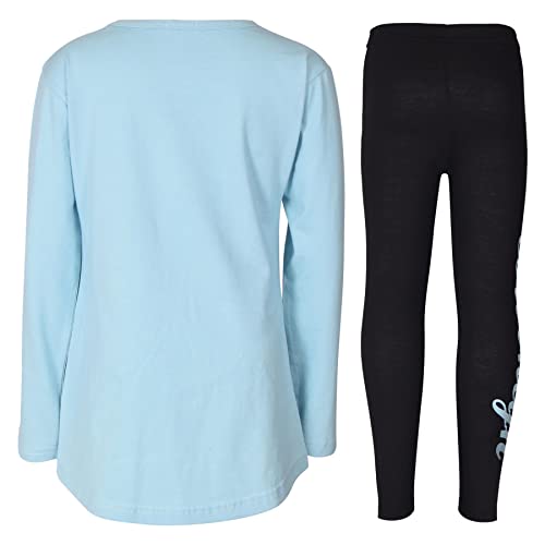 Image of A2Z 4 Kids Girls Love Crop Top T-Shirt And Splash Fashion Leggings Girls Pants Kids Outfit Sets Age 5-14 Years