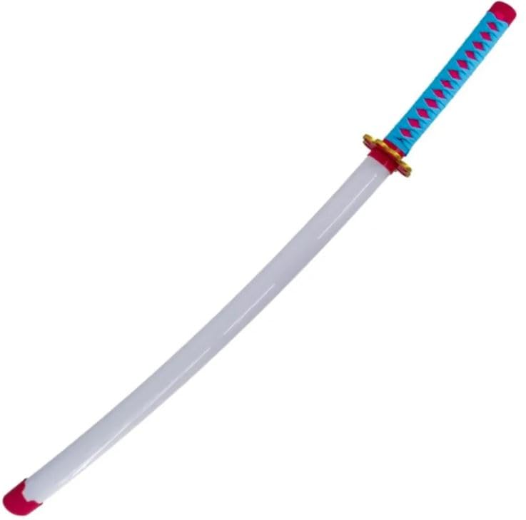 AMONT | Katana Mitsuri Kanroji Bamboo 970 mm | Réplique décorative d'exposition, cosplay, collection anime sans couture, matériel en bambou | EYM