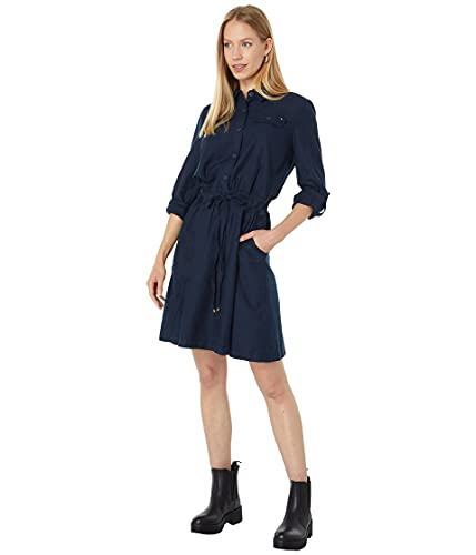 Tommy Hilfiger Roll Tab Alton Dress Sky Captain XL (US 16-18)