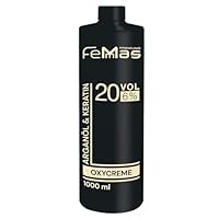FemMas Oxycreme in 6% 1000 ml I Oxidationsmittel zum Haare färben & Tönen I Leichte Anwendung & optimaler Halt I Entwickler für gleichmäßige Ergebnisse in Salon-Qualität I Hair Color Developer