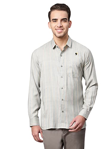 Image of Nirmla Fashion Men's Solid Regular Fit Full Sleeve Cotton Casual Shirt