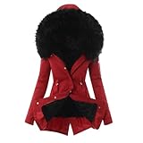 【Multifunktionale Damen Mantel Lang】: Ein modisches Kapuzen- mantel damen winter lang mit Reißverschluss, ideal für Herbst- und Winterausflüge. Es damen winterjacke lang ist dick und warm, geeignet für den täglichen Gebrauch, Outdoor-Aktivitäten, Versammlungen, Urlaub, Büros, Freizeit, Campingausflüge, Outdoor-Grills oder verbringen eine warme und bequeme Nacht.
