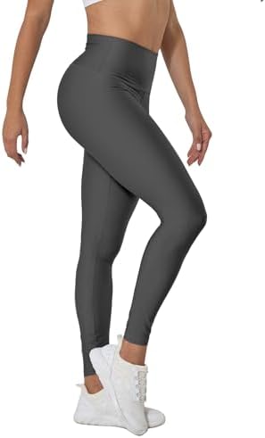 VIPONES Buttery Soft Yoga Leggings for Women High Waisted Elastic Tummy Control Shine Butt Lift Tight Lounge Pants