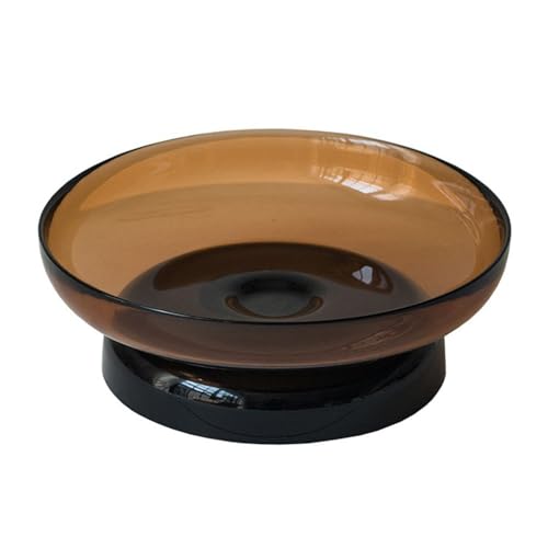 Coupe à fruits en verre avec pied grand bol pour organiser collations de table