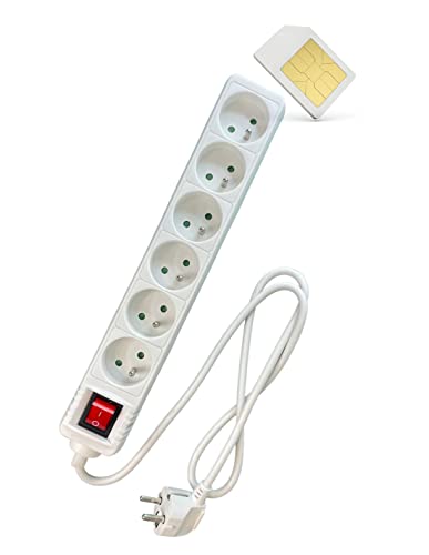 Spy Tec | Micro GSM Espion dans Multiprise 6 Prises - Ecoute en Direct à Distance - Mouchard GSM - Made in France