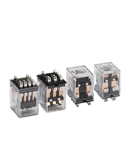 Relais intermédiaire 220V AC électromagnétique miniature pour circuits 12V et 24V DC