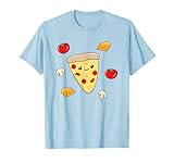 Girl Sweet mushroom Pizza Shirt Pizza Lover Kids Fast Food T-Shirt