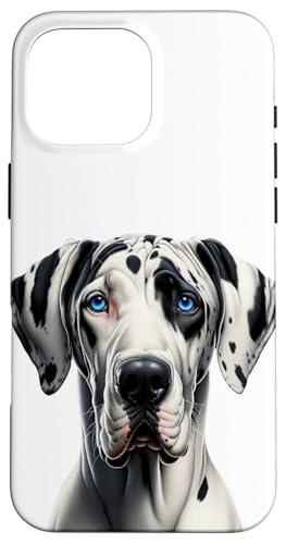Goofy Giant Adorable Large Gentle Dog Lover Great Dane Case for iPhone 16 Pro Max