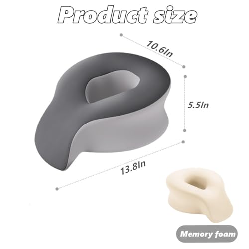 Almohada de espuma viscoelástica ergonómica portátil miniatura 3