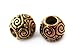 Bronze Norse Viking Celtic Beard Beads Rings, Dwarven Dreadlock Pirate Medieval Hair Beads, Pagan Jewelry
