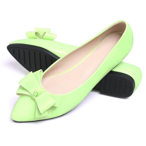 Image of SAILING LU Women's Bow-Knot Pointed Toe Ballet Flats