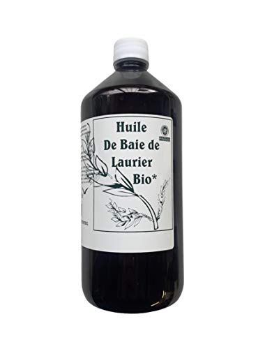 Aromaroc Huile de Baie de Laurier Biologique 100% Pure Extrait de l'Huile de Pulpe de Baie de Laurier Cover