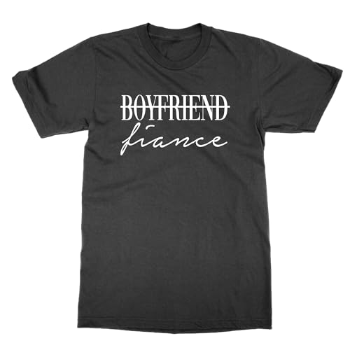 T-shirt fiançailles Boyfriend to Fiance pour célébrer le grand Oui