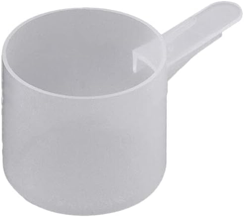 Miniatura 3 de Cuchara de envasado de medición de plástico de 60 mL ( 60 cc 4 cucharadas 2 fl oz), mango corto - para medir y dispensar especias, gránulos