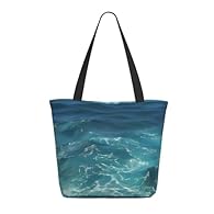 The Deep Ocean HIGH-DENSITY POLYESTER WITH PADDING:Made from high-density tear-resistant polyester fabric, this bag feels strong and sturdy. The 2mm foam padding inside adds thickness and helps protect your items from bumps and impacts during transpo...