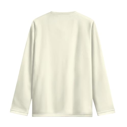 Image of Long Sleeve Shirts for Girls Casual Crewneck Tops Fall Winter Outfits for 3-16 Years Old