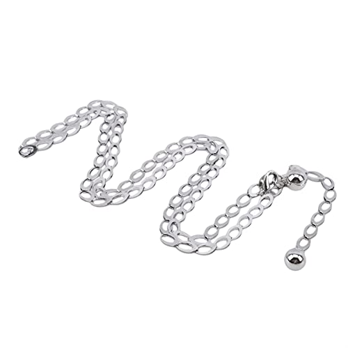 Women Metal Chain Dress Belt Hollow Out Dress Belts Fashionable Waist Chain Belt Sweater Chain Belt Skinny Waist Belt