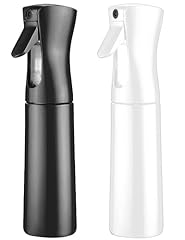 SIVLKI 2 Pack Spray Bottle, Atomizzatore Spray Bottle, 300ml, Trasparente, Riutilizzabile, Per Acqua