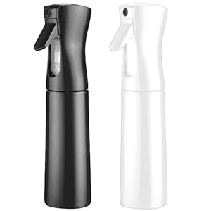 2 Pack Water Spray Bottle，300ml Ultra Fine Continuous Spray Water Bottle Water Atomizer Pressure Spray, Hair, Plants, Hair Salon, Skin Care, Cleaning