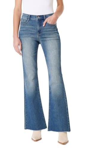 WallFlower Women's Fearless Curvy Super Flare High Rise Insta Vintage