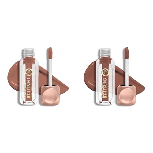 Image of Colors Queen Mattifying Liquid Lipstick for Women Combo Pack of 2 | Long Lasting Liquid Matte Lipstick | Transfer Proof & Waterproof Lipstick Enriched with Vitamin E