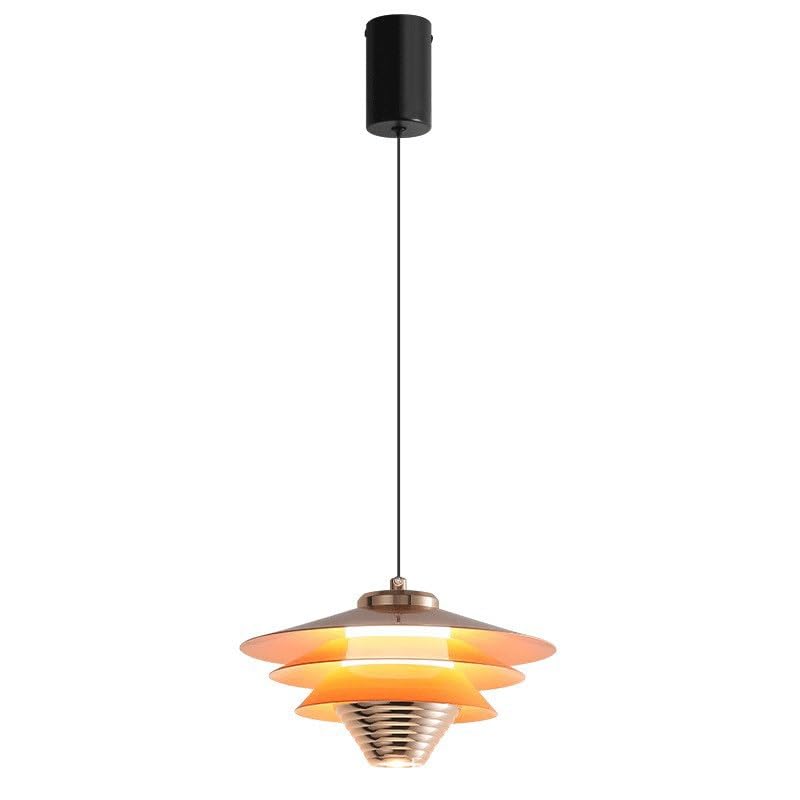 Lampe à suspension en acrylique LED 3 couleurs 8,7 pouces pour salon