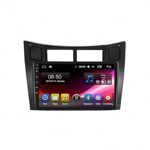 Radio coche 2 DIN para Toyota Yaris 2005-2012 con Carplay inalámbrico y pantalla HD