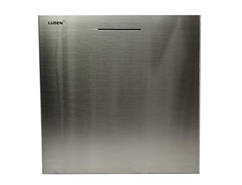 LUSEN Made of Stainless Steel,Biggest Safe Box Money Savings Bank for Kids,Can Only Save The Piggy Bank That Cannot be Taken Out (12inX12inX12in)