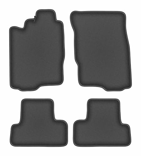 Tapis Mitsubishi Eclipse IV (2006-) en polyamide graphite caoutchouté