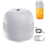 Máquina De Sellado De Conservante Al Vacío De Tarro De Sellado Al Vacío Eléctrico Máquina De Mantenimiento Fresco Kit De Sellador Al Vacío Eléctrico Sellador De Tarro De Vacío Con Parada Autom