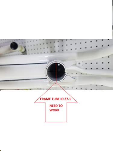 Alta Lay-Back Steel Seatpost W/O Support Steel Black (25.4mm)