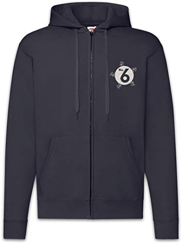Sweat à capuche homme Urban Backwoods No. 6 idéal pour le quotidien zippé