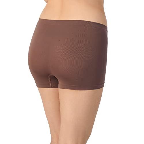 ELLEN TRACY Women's Boyshorts Underwear Modern Fit Full Coverage Seamless Panties 3 Pack Multipack (Regular & Plus Size)2