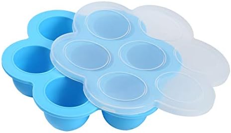 Egg Bites Mold for Instant Pot Accessories by ULEE - Compatible with Instant Pot 5,6,8 qt Pressure Cooker, Both the Tray and Lid Made of Silicone