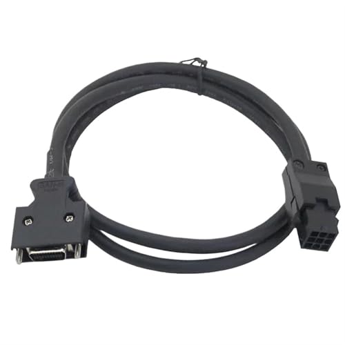 JDOUNFMO MR-JCCBL5M-L MR-J2S Servo Motor Encoder MR-PWCNK1 Power Cable for MR-J2S-40A+HC-KFS43 100W~750W(Power Cable,8m)