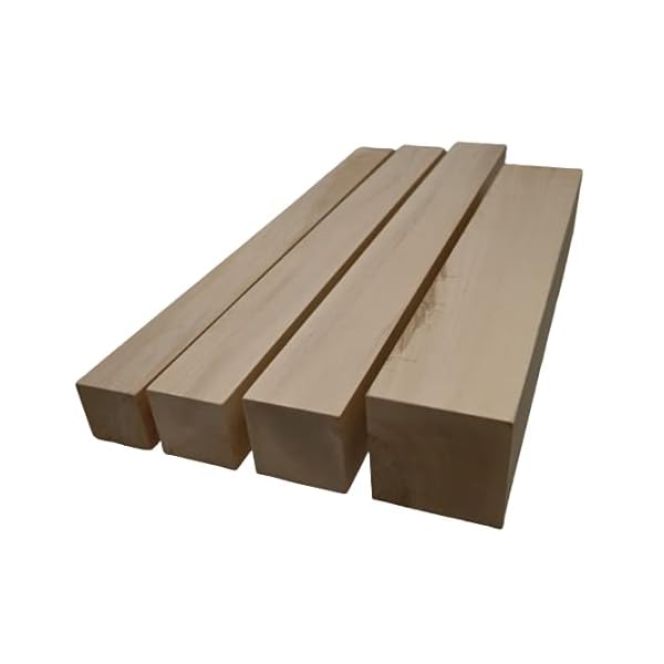 Hilwood Balken Vierkantholz Buchenbalken Kantholz Buche 7 x 7 cm, 9 x 9, 10x10 cm (10 x 10 cm breit, 60 cm lang) – Bild 4